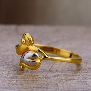 750 gold women's classic  plain ladies lpr487