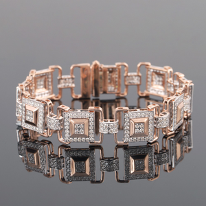 18KT Gold Trending Diamond Bracelet
