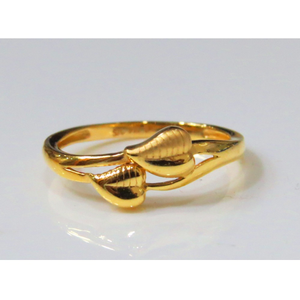 22kt Gold Plain Casting Ladies Ring