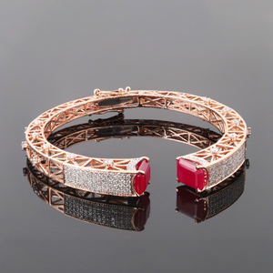 18K Gold Classy Diamond Bracelet