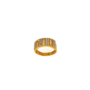 Chowki Diamond Fancy Gents Ring In 22K Gold M