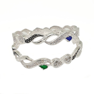 925 Sterling Silver Meenakari Kadli MGA - KDS