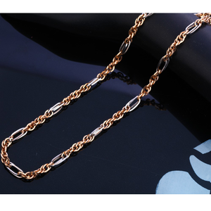 750 rose gold exclusive  men's chain rmc52