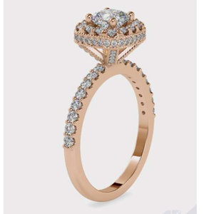 18k gold ring 1.82 gms wt. 0.28 ct. round sha