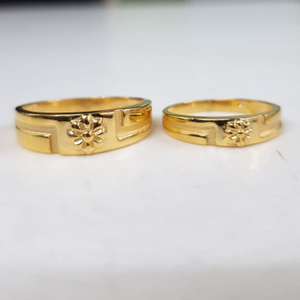 22kt yellow gold treasured divine couple ring
