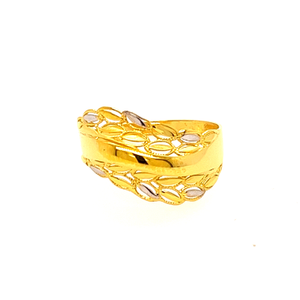 22k Gold Plain Stylish Ring