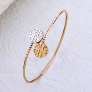 18 carat rose gold ladies bracelet rh-lb908
