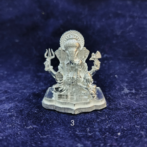 Silver ganpati dagdusheth idol