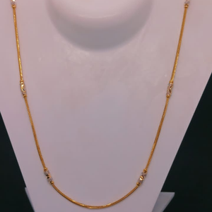 Gold 22k fancy ladies chain