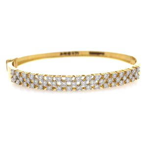 Nouvelle diamond bracelet in yellow gold 9brc