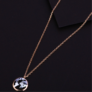 750 Hallmark  Rose Gold  Designer  Necklace  