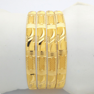 Gold Hallmark HOLLO Bangle - PO890