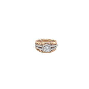 18k Gold Bold Diamond  Ring