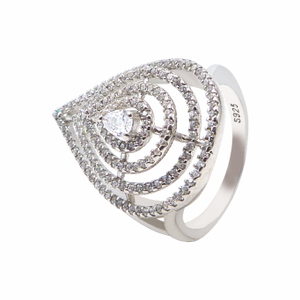 Leaf Around 925 Silver Lady Ring