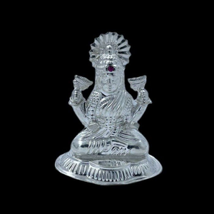 Silver design in laxmi ji (लक्ष्म