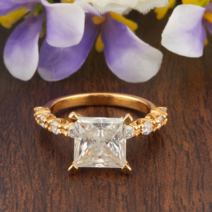 3.25ct Princess Lab Grown Diamond Ring