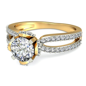 14KT SOLITAIRE RING