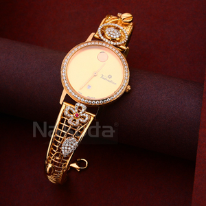 18CT CZ Ladies Classic Rose Gold Watch RLW421