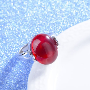 Elegant Red Ruby Ring 