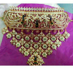 Designer Gold Ladies Jodhpuri Peacock Shaped 