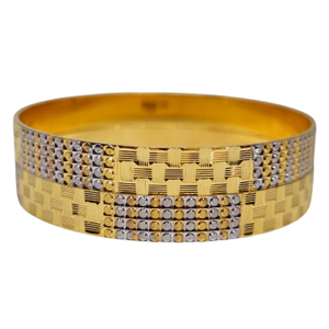 1 Gram Gold Forming Designer Bangles MGA - BG