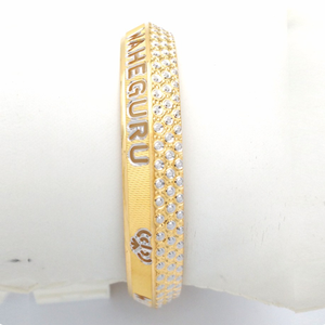 Gold hallmark panjabi kada - ckp1069