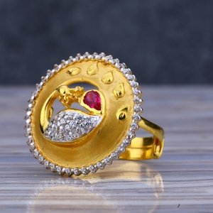 22 carat gold antiq ladies rings RH-LR428