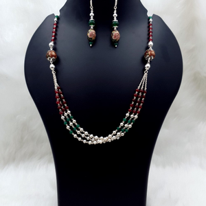 925 Sterling Silver Modern Mala Set