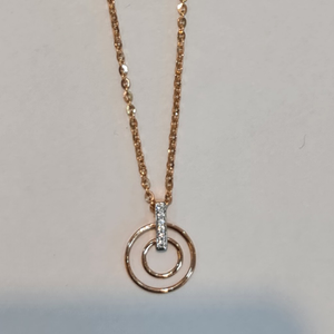 18 KT Italian Chain With Pendant