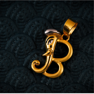22K CZ GANESHJI WITH B  TYPE