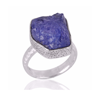 Tanzanite Rough Gemstone 925 Sterling Silver 