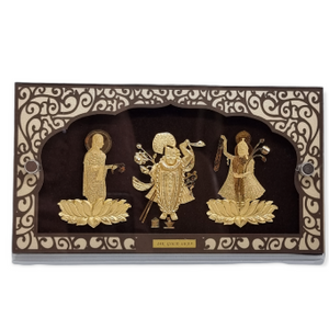 24kt gold shrinathji yamnaji mahaprabhu ji fr