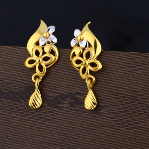 22 carat gold ladies earrings RH-LE664