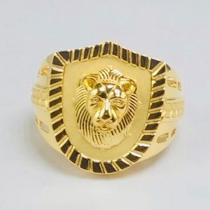 22k Gold Designer Bahubali ring for Men