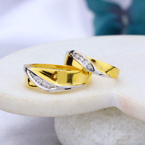 Couple rings gold deals new design