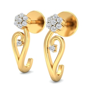 Gold beautiful earring ber 047