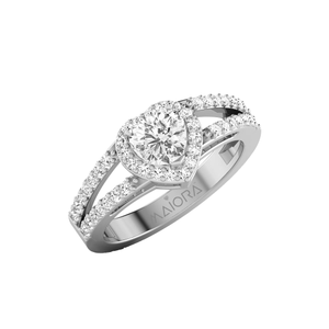 14K Gold Graceful Diamond Ring JLR06