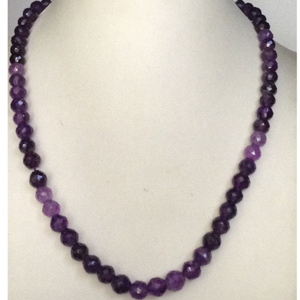 Natutal purple amethyst round shaded faceted 