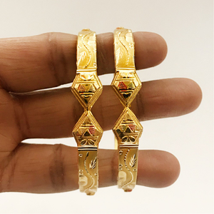 18 k yellow gold handmade slip-on bracelet ba