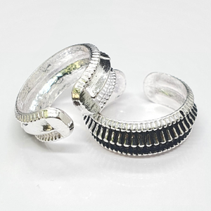 Silver Oxidise Toe Rings