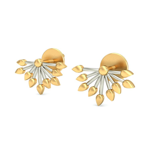 916 Gold Designer Earrings BERP002