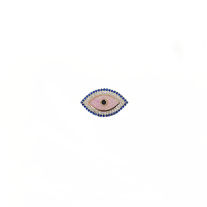 Pink MOP Diamond Ring In 925 Sterling Silver 