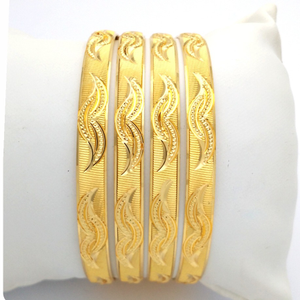 Gold Hallmark HOLLO Bangle - PO891