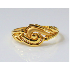 22kt Gold Plain Casting Ladies Ring