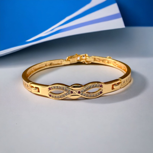 Trendy design rose gold plated micro bracelet