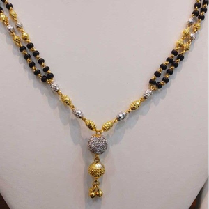 1 gram designed short mangalsutra