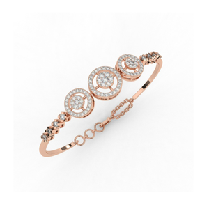 Big Halo Glamorous Diamond Bracelet
