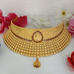 22 ct gold bridal set (choker)