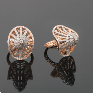 18K Gold Handmade Diamond Ring