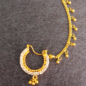 Gold nath for women